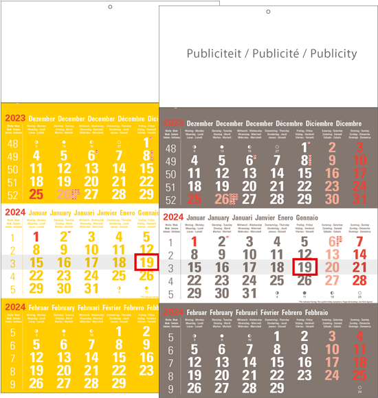 3-Maandskalender 2023 Business