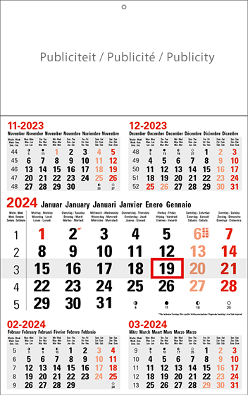 5-Maandskalender 2023 Business Midi