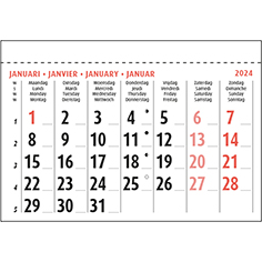 Maandblok kalender 2023 Type 2