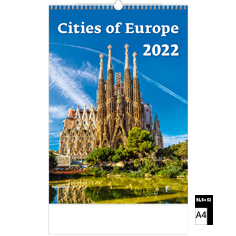 Muurkalender Deco 2022 Cities of Europe