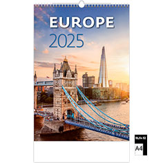 Muurkalender Deco 2024 Europe