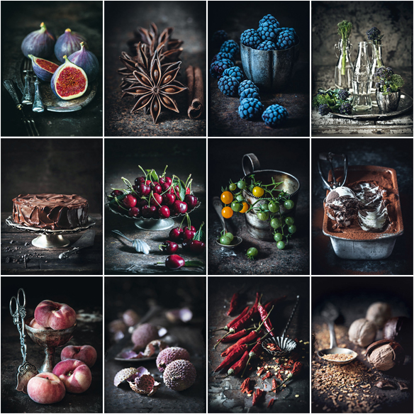 Kunstkalender 2021 Food Art 13p 34x55cm Prenten