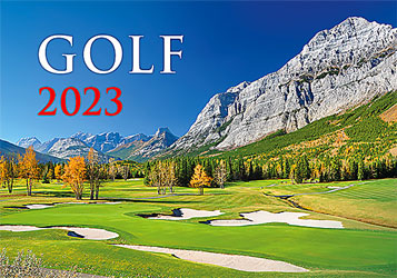 Muurkalender 2023 Golf 13p 45x38cm Cover