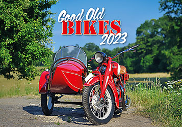 Muurkalender 2023 Good Old Bikes 13p 45x38cm Cover