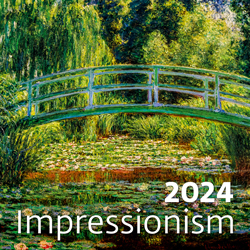 Muurkalender 2024 Impressionism 13p 30x37cm Cover