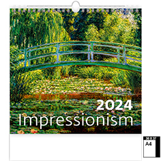 Muurkalender Deco 2024 Impressionism