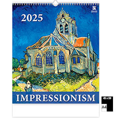 Muurkalender 2024 Luxe Impressionism