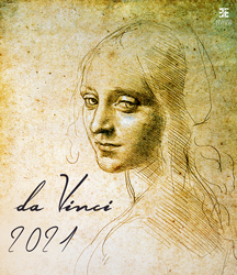 Kunstkalender 2021 Leonardo Da Vinci 13p 45x59cm Cover