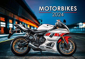 Muurkalender 2024 Motorbikes 13p 45x38cm Cover