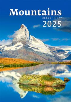 Muurkalender 2024 Mountains 13p 31x52cm Cover