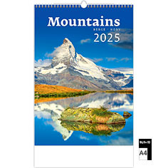 Muurkalender Deco 2023 Mountains