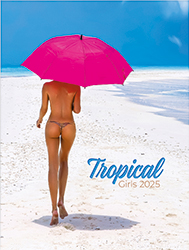 Muurkalender 2024 Pin-up Tropical_Girls 13p 30x47cm Cover