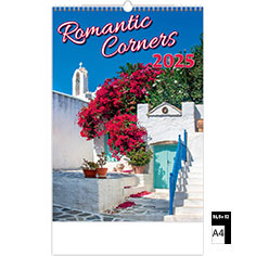 Muurkalender Deco 2023 Romantic Corners