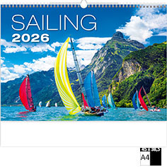 Muurkalender Deco 2026 Sailing