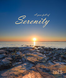 Muurkalender 2025 Serenity 13p A4 A3 Cover