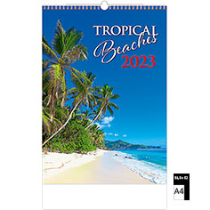 Muurkalender Deco 2023 Tropical Beaches