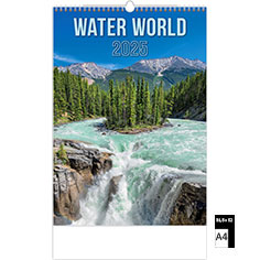 Muurkalender Deco 2025 Water_World